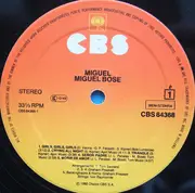 LP - Miguel Bosé - Miguel