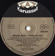 LP - Miguel Ríos - Song Of Joy