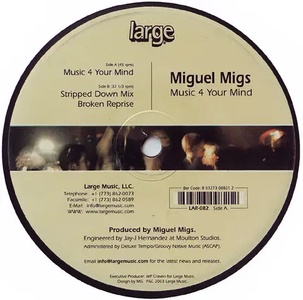 Miguel Migs - Music 4 Your Mind