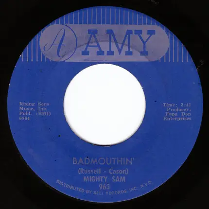 Mighty Sam - Fannie Mae / Badmouthin'