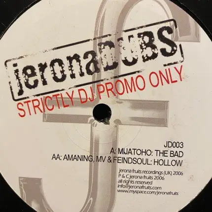 Mijatoho / Amaning , MV & Feindsoul - The Bad / Hollow