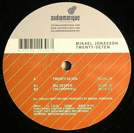 Mikael Jonasson - Twenty-Se7en