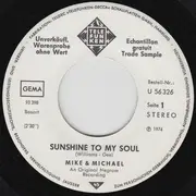 7inch Vinyl Single - Mike & Michael - Sunshine To My Soul