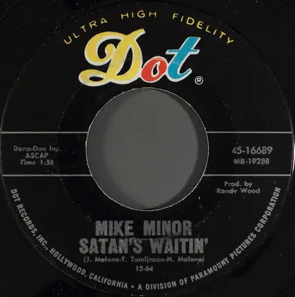 Mike Minor - Satan's Waitin'