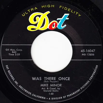 Mike Minor - Was There Once / You Won't Be Satisfied