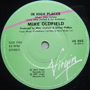 7inch Vinyl Single - Mike Oldfield Featuring Jon Anderson - In High Places