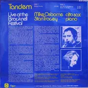 LP - Mike Osborne / Stan Tracey - Tandem: Live At The Bracknell Festival