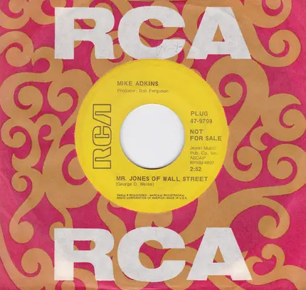 Mike Adkins - Mr. Jones Of Wall Street / Smile For Tomorrow