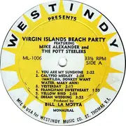 LP - Mike Alexander And The Pott Steelers - Virgin Islands Beach Party - Mono