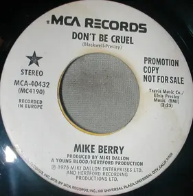 Mike Berry - Don´t Be Cruel