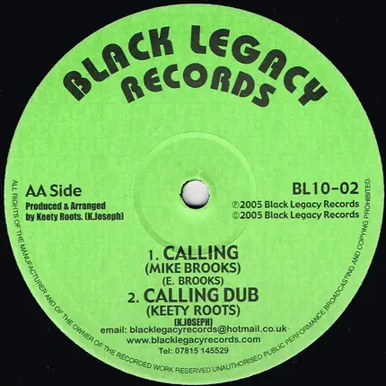 Mike Brooks - What You Gonna Do / Calling
