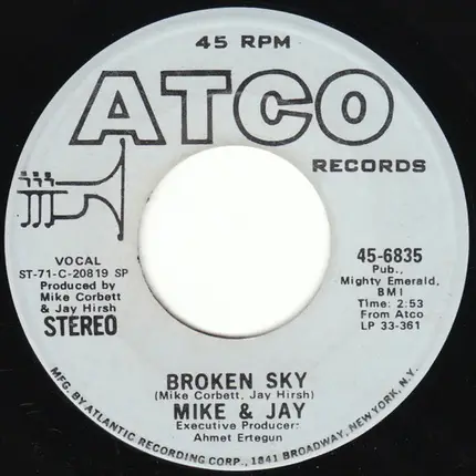 Mike Corbett & Jay Hirsh - Broken Sky