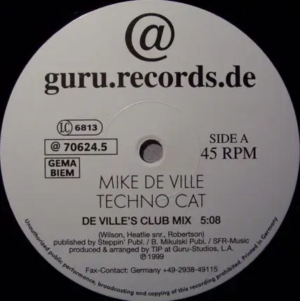 Mike De Ville - Techno Cat