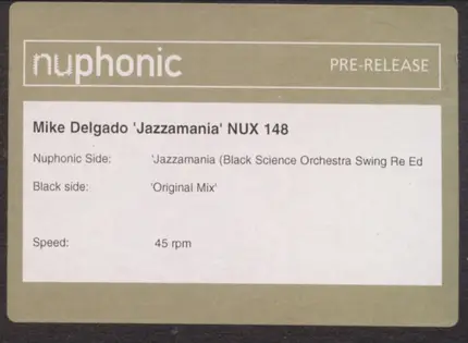 Mike Delgado - Jazzamania