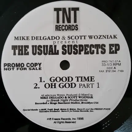 Mike Delgado & Scott Wozniak - The Usual Suspects E.P.