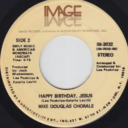 Mike Douglas - Happy Birthday, Jesus