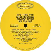 LP - Mike Douglas - It's Time For Mike Douglas: Television's Exciting New Star Sings