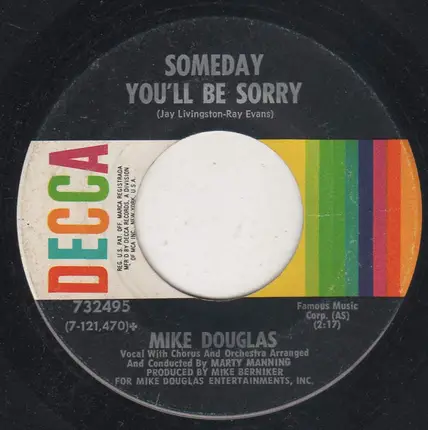 Mike Douglas - The Day After Forever / Someday You'll Be Sorry
