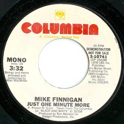 Mike Finnigan - Just One MInute More