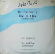 12inch Vinyl Single - Mike Francis - Times Out Of Time