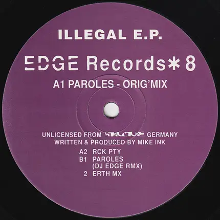 Mike Ink - Illegal E.P.
