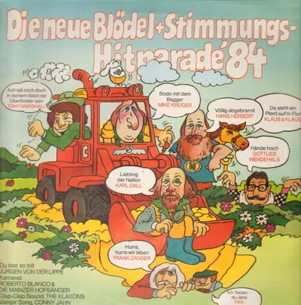 Mike Krüger, Gottlieb Wendehals, Frank Zander... - Die Neue Blödel-Stimmungs-Hitparade '84