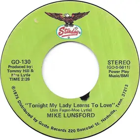 Mike Lunsford - Tonight My Lady Learns To Love