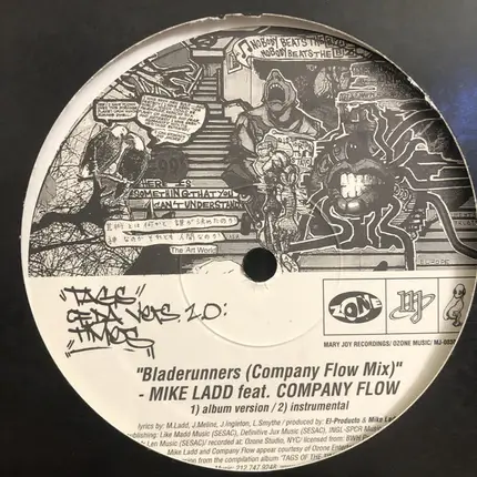 Mike Ladd / Sonic Sum - Bladerunners (Company Flow Mix) / Window Seat (The Bus Song)