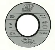7inch Vinyl Single - Mike Linney - Turn The Music On - promo, gatefold