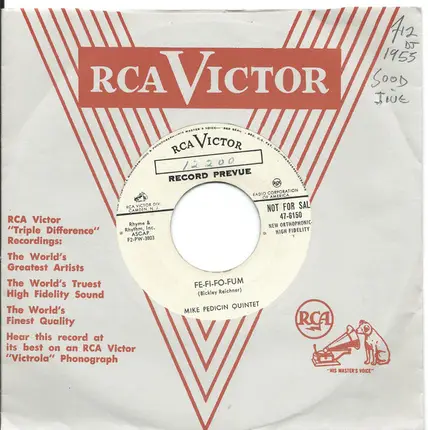Mike Pedicin Quintet - Fe-Fi-F0-Fum