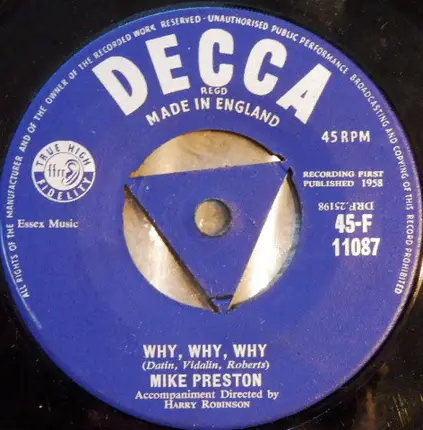 Mike Preston - Why, Why, Why