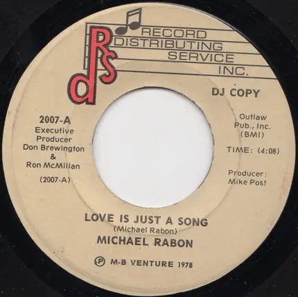 Mike Rabon - Love Is Just A Song