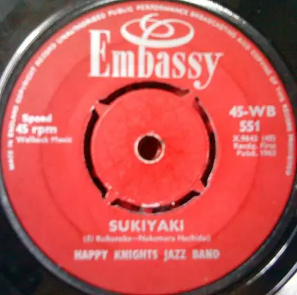 Mike Redway / Happy Knights Jazz Band - Summer Holiday / Sukiyaki