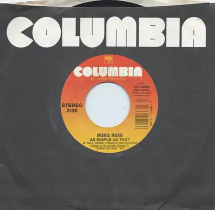 Mike Reid - As Simple As That