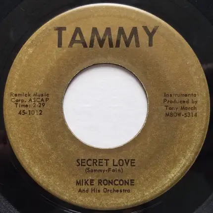 Mike Roncone - Secret Love / Junk Yard