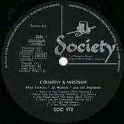 LP - Mike Stevens , Al Nichols & The Maylands - Country And Western
