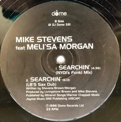Mike Stevens Featuring Meli'sa Morgan - Searchin'