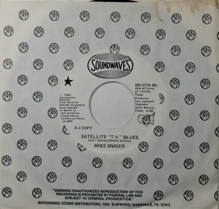 Mike Snider - Satellite 'T.V.' Blues