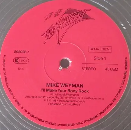 Mike Weyman - I'll Make Your Body Rock