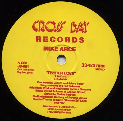 Mike Arce - Tender Love