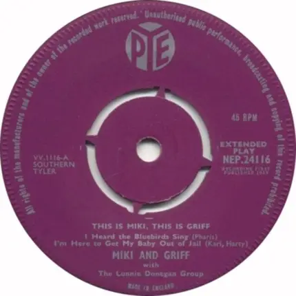 Miki & Griff - Lonnie Donegan Presents Miki And Griff