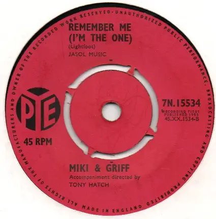 Miki & Griff - There'll Never Be Anyone Else