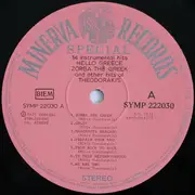 LP - Mikis Theodorakis - Hello Greece! = Καλημέρα Ελλάδα! (Zorba The Greek And Other Hits Of Theodorakis)