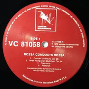 LP - Miklós Rózsa - Rozsa Conducts Rozsa - Still Sealed