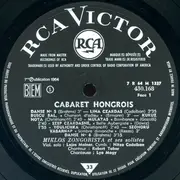 LP - Miklos Zongorista - Cabaret Hongrois