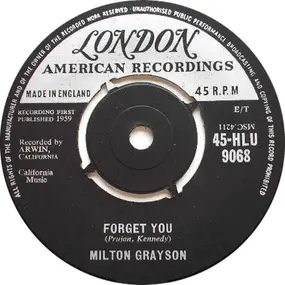 Milt Grayson - Forget You