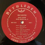 LP - Milt Hinton - East Coast Jazz/5 - Deep Groove
