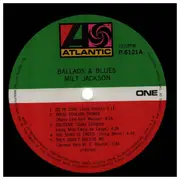 LP - Milt Jackson - Ballads & Blues - Mono / Incl OBI + insert