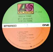 LP - Milt Jackson & John Coltrane - Bags & Trane