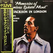 Milt Jackson - Milt Jackson In London " Memories Of Thelonoius Sphere Monk"